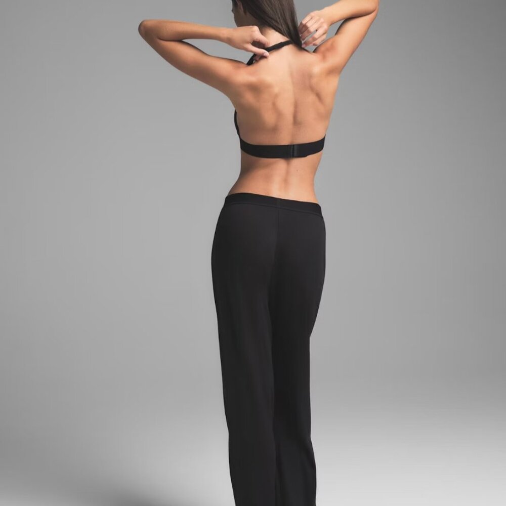 SKIMS XS Black Cotton Rib Pants - Picture 2 of 6